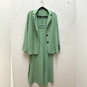 Sage Green Two Piece Outfit